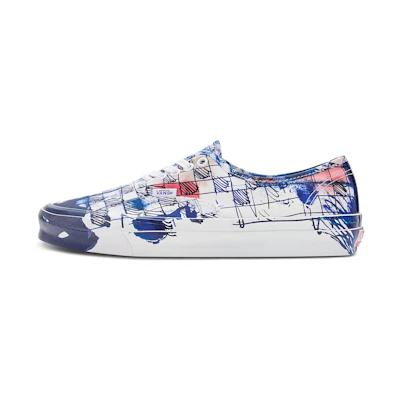 Connor Tingley Vans Authentic LX 'Checkerboard - White Blue'