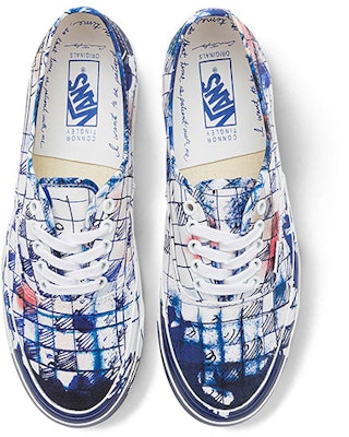 Connor Tingley x Vans OG Authentic LX 'Checkerboard - White Blue' VN0A4BV961P Shop Connor Tingley x Vans OG Authentic LX 'Checkerboard - White Blue' VN0A4BV961P