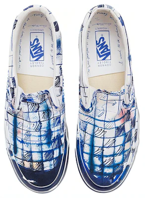 Connor Tingley x Vans OG Classic Slip-On LX 'Checkerboard - Putih Biru' VN0A45JK61P Purchase Connor Tingley x Vans OG Classic Slip-On LX 'Checkerboard - Putih Biru' VN0A45JK61P