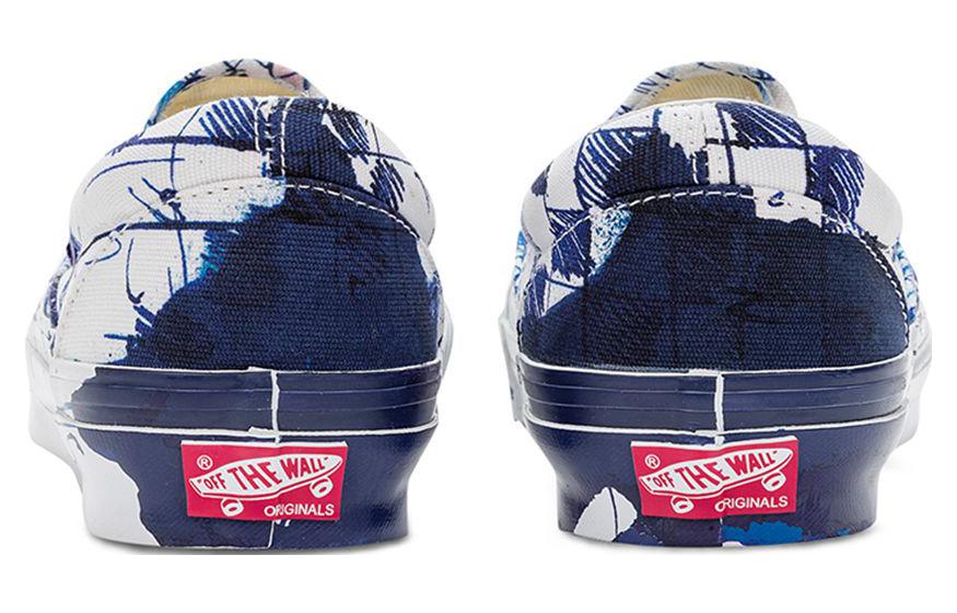Details for Connor Tingley x Vans OG Classic Slip-On LX 'Checkerboard - Putih Biru' VN0A45JK61P