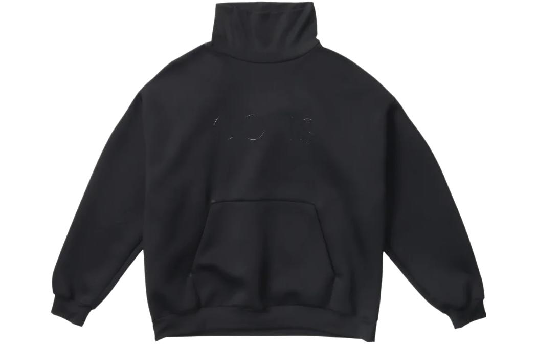 Converse 2-Way Track Jacket Black Slim Fit Letter Print Long Sleeve 33701371-170