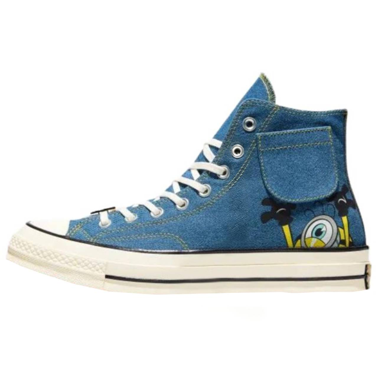 Converse × MINIONS Chuck 70 High-Top Canvas Sneakers Blue A21402C