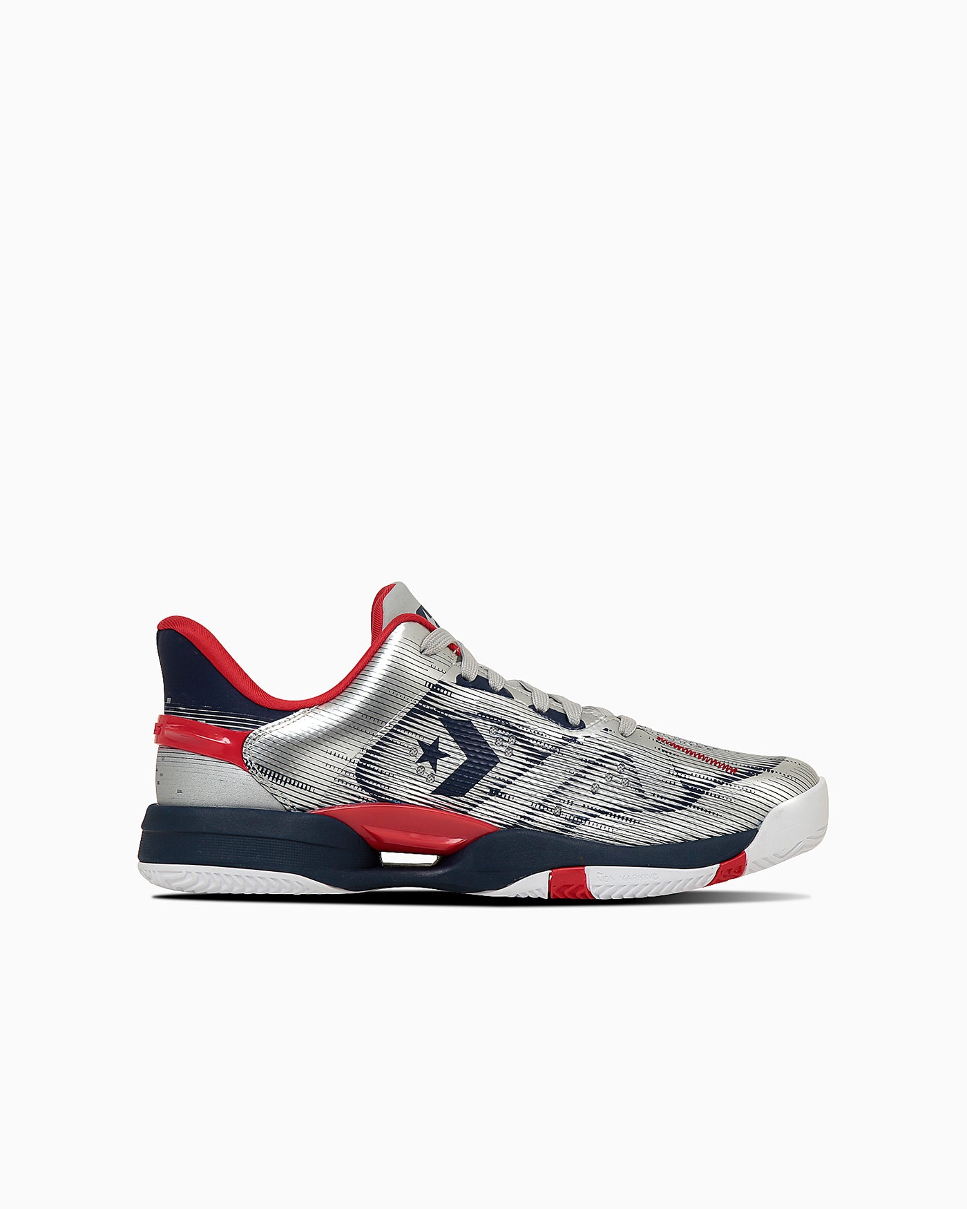 Order Converse Accelerator Low Sneakers Silver/Navy/Red 33500460