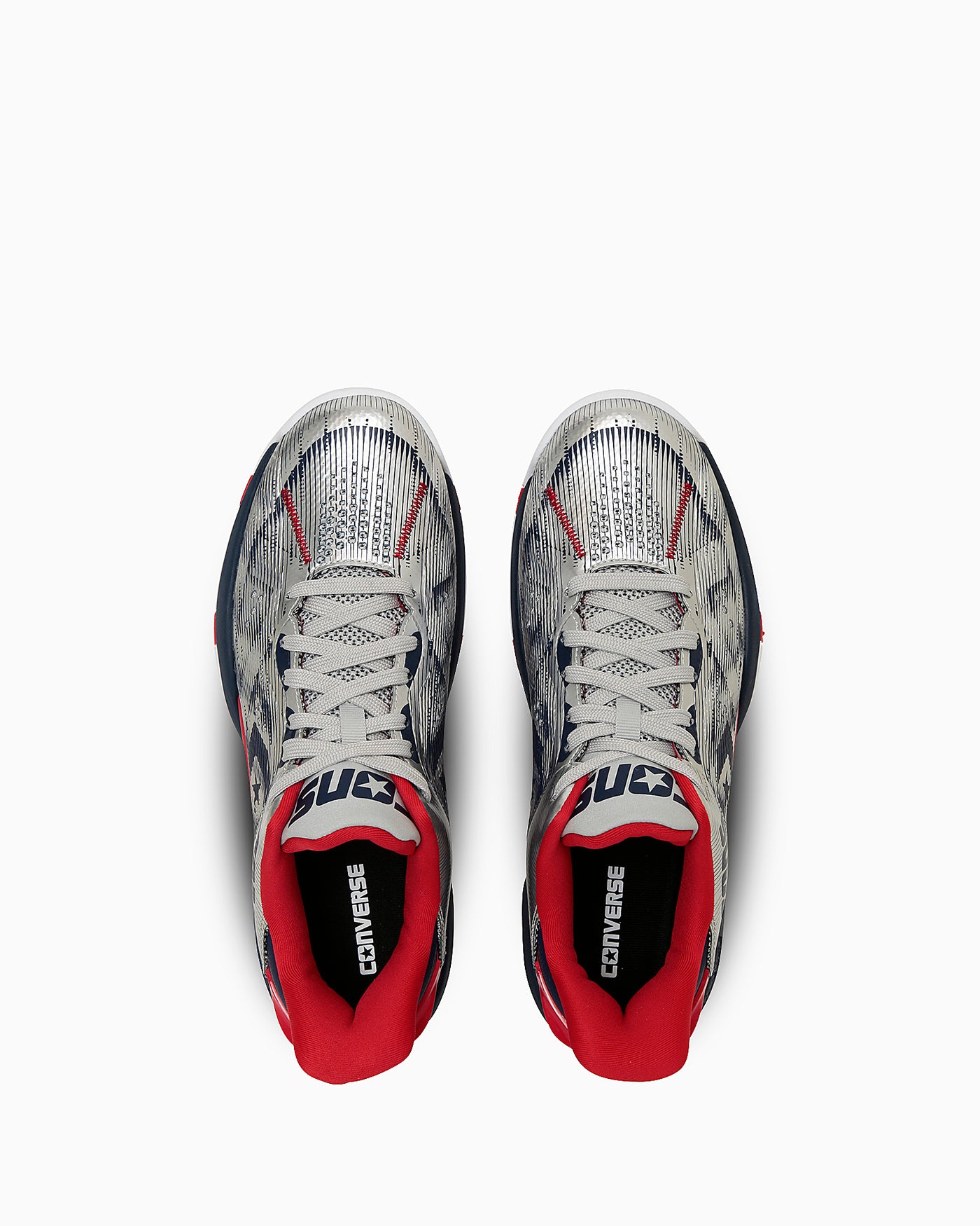 Lookbook Converse Accelerator Low Sneakers Silver/Navy/Red 33500460