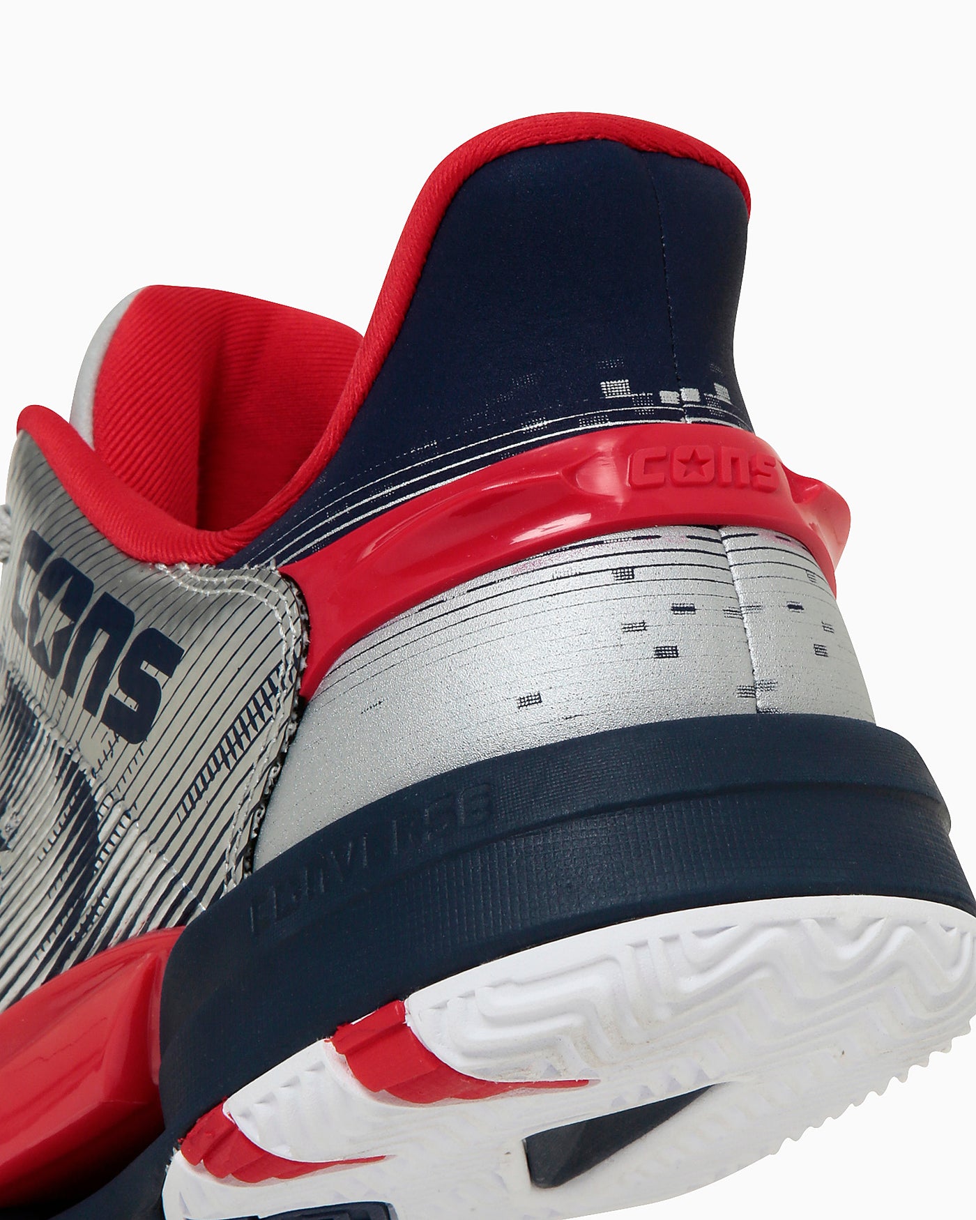 Sizing Converse Accelerator Low Sneakers Silver/Navy/Red 33500460
