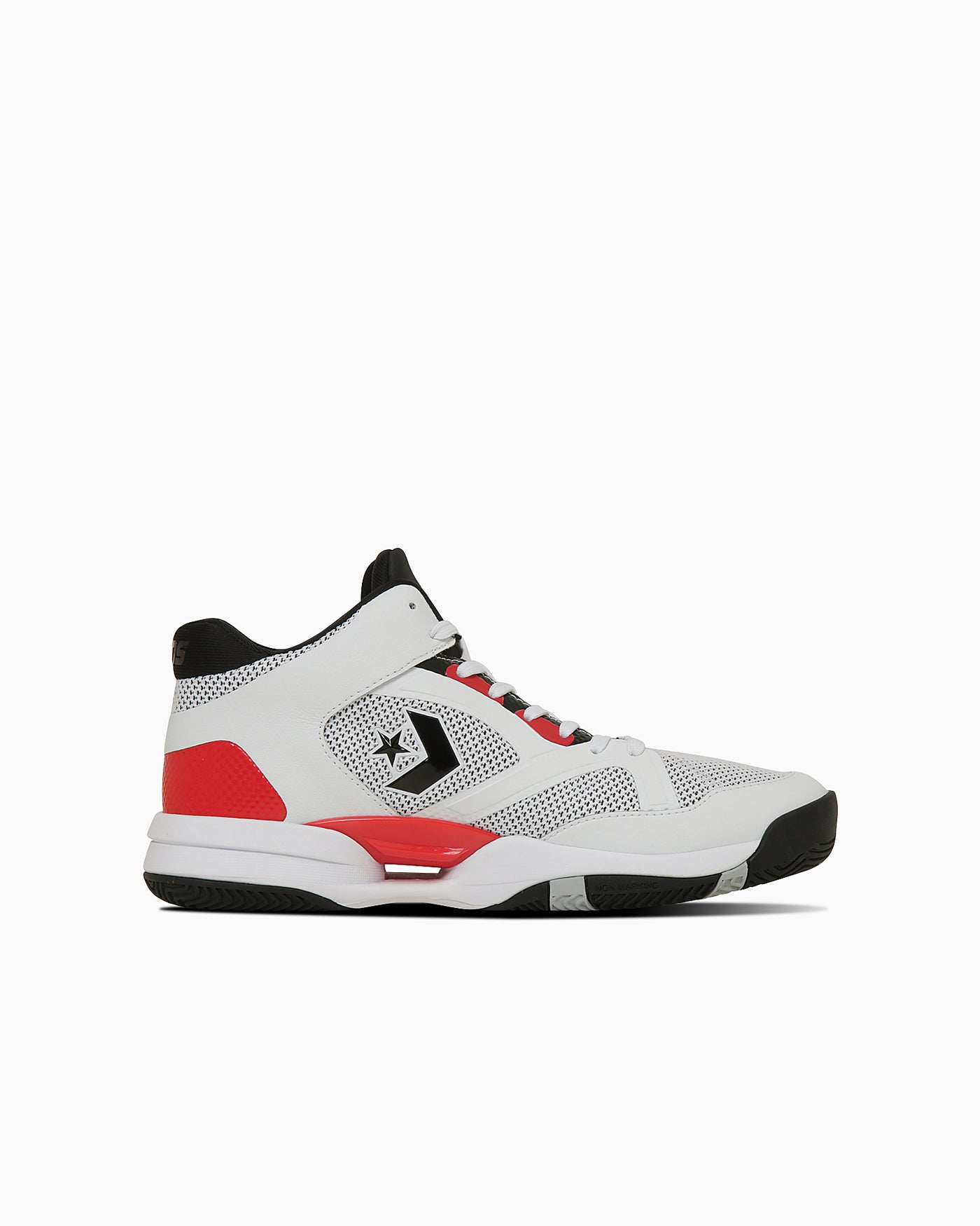 Lookbook Converse Accelerator Mid-Top Sneakers White/Red 33500400