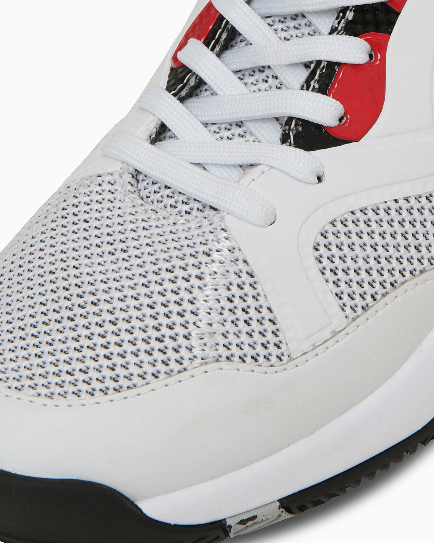 Details for コンバース アクセラレーター ミッドトップ スニーカー ホワイト/レッド 33500400