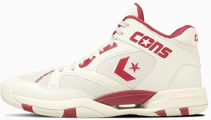 コンバース アクセラレーター ミッド オフホワイト/レッド 33500531 Buy コンバース アクセラレーター ミッド オフホワイト/レッド 33500531