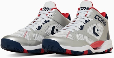 Converse Accelerator Mid White/Silver/Navy/Red 33500470 Converse Accelerator Mid White/Silver/Navy/Red 33500470