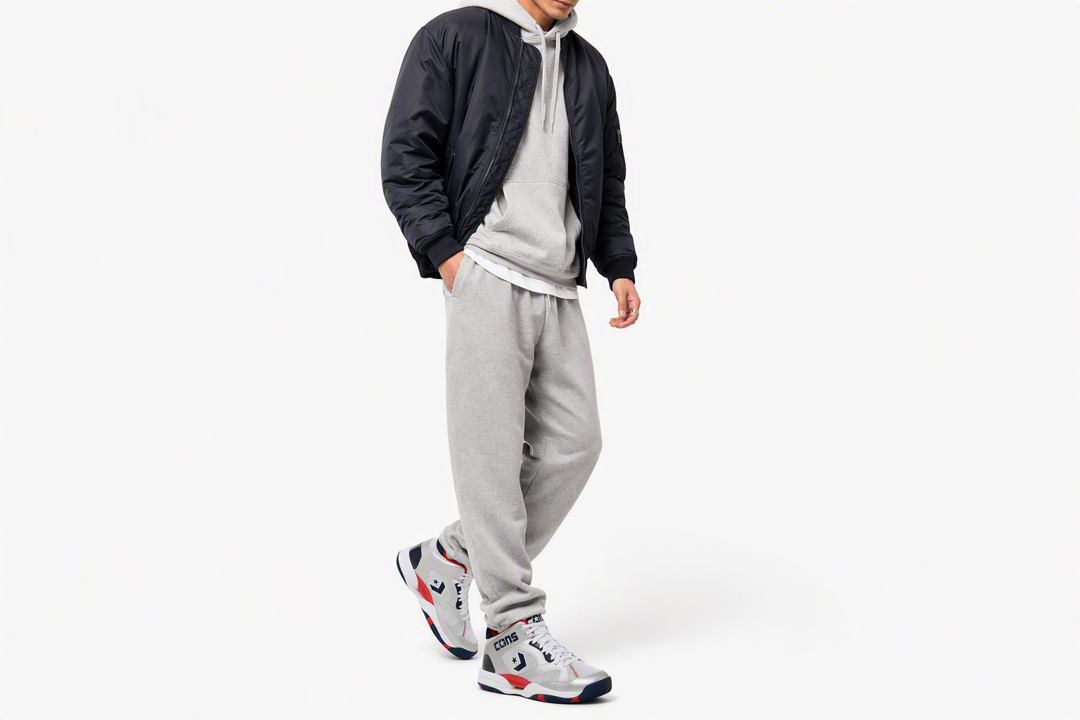 Order Converse Accelerator Mid White/Silver/Navy/Red 33500470