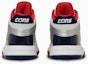Shop Converse Accelerator Mid White/Silver/Navy/Red 33500470