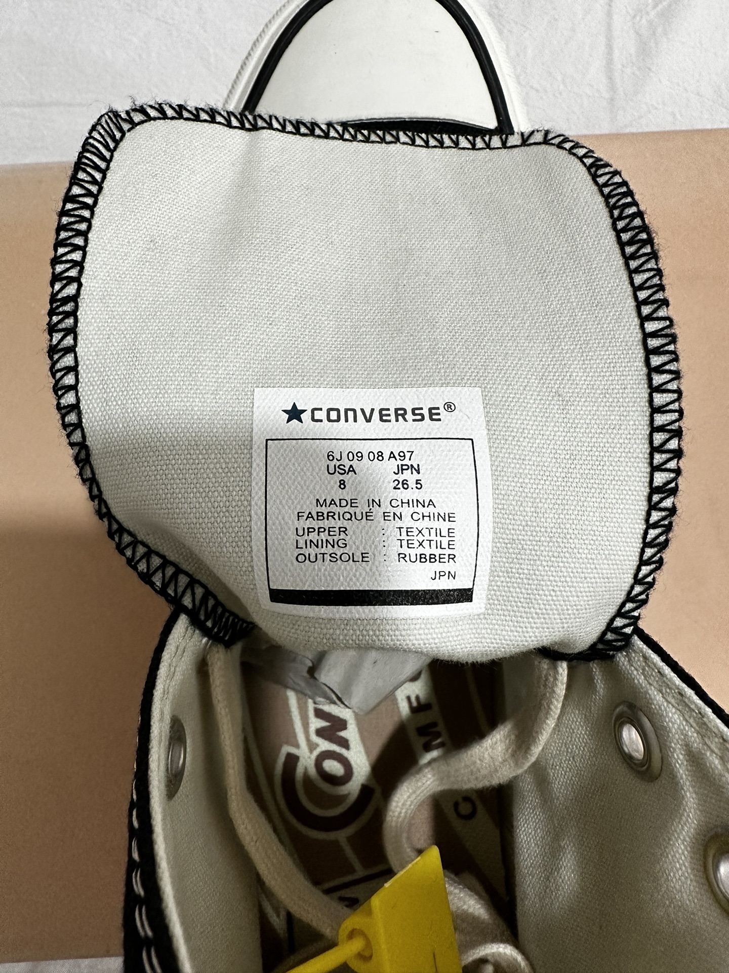 Converse Addict 6J 08AW 'Black High-Top Japan Exclusive' 圖 2