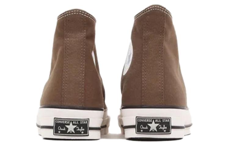 Shop 匡威Addict Chuck Taylor帆布高筒鞋 耐磨減震 男女同款 棕色