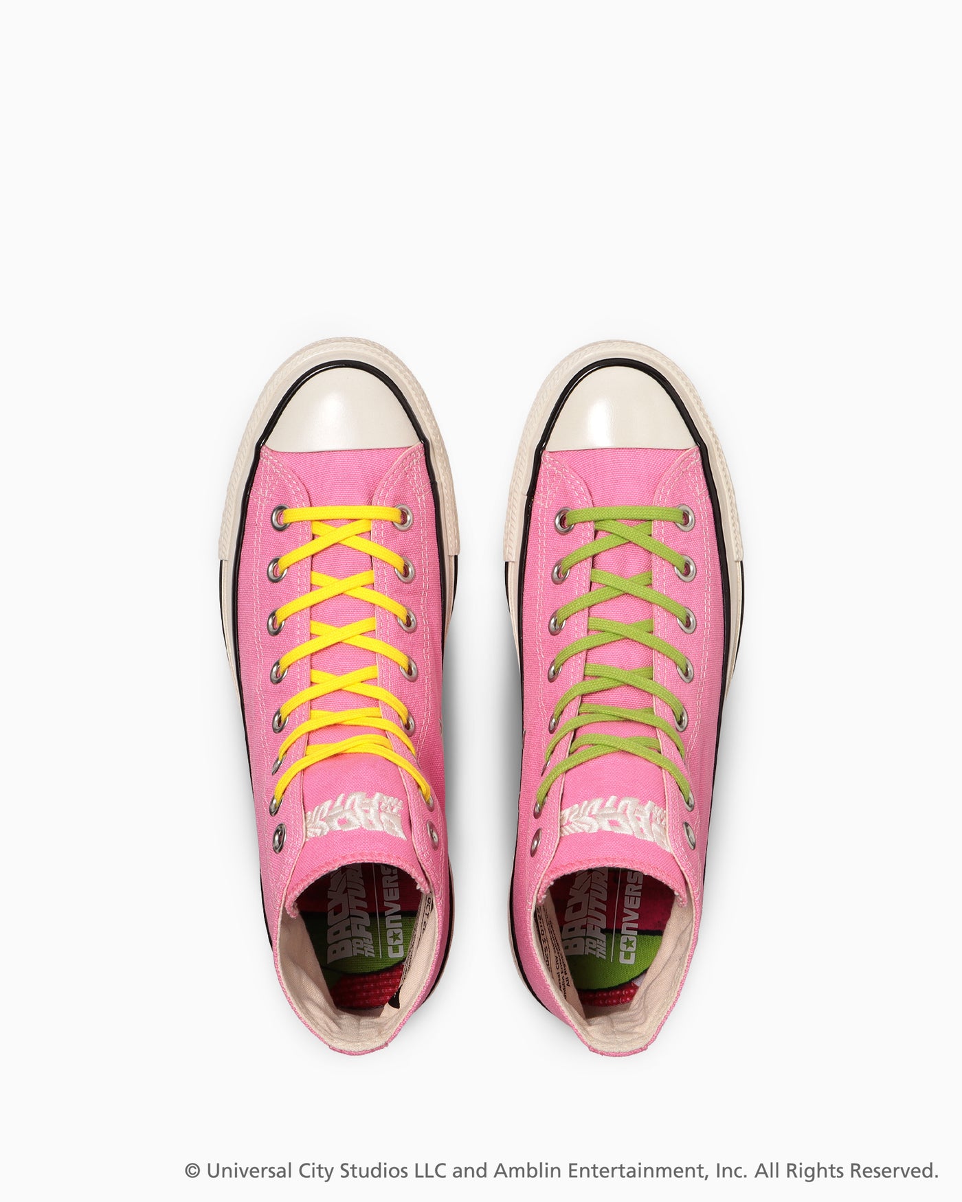 Shop Converse All-Star Aged HB High 'Back to the Future' Sneakers Pink 31316510