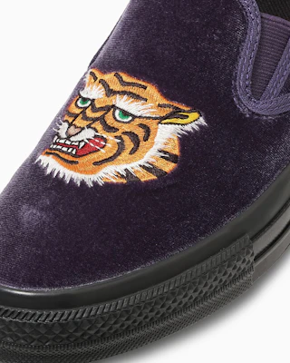 Converse All-Star Kung Fu Slip-On Morado Real/Negro 31317180 Sizing Converse All-Star Kung Fu Slip-On Morado Real/Negro 31317180