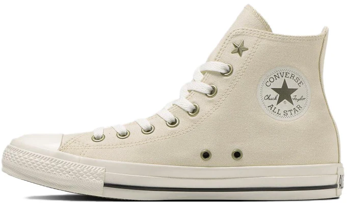 Converse All Star 輕鬆舒適 百搭休閒 防滑耐磨 高筒 板鞋 男女同款 米色 Buy Converse All Star 輕鬆舒適 百搭休閒 防滑耐磨 高筒 板鞋 男女同款 米色