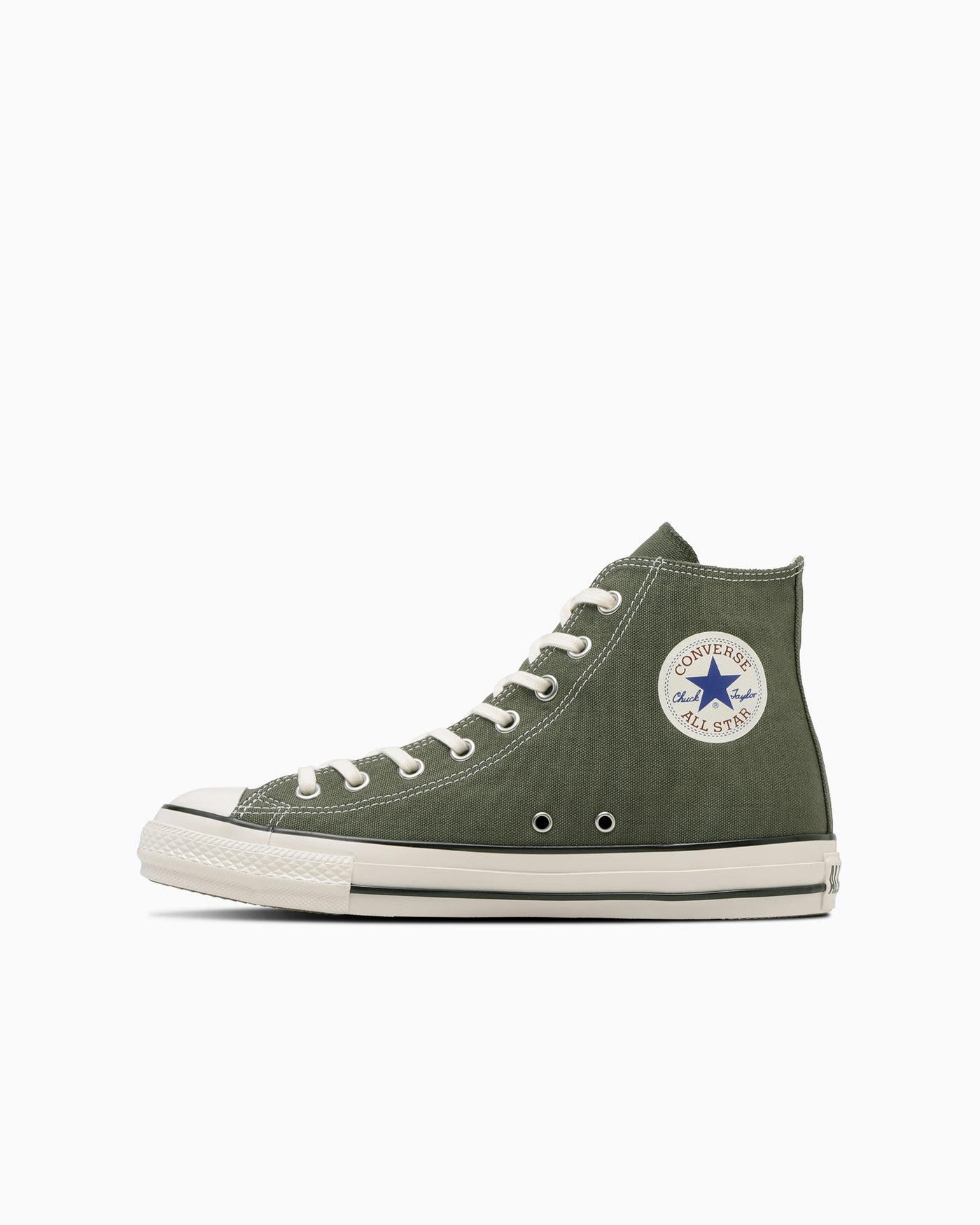 Converse All Star Aged Canvas High-Top Sneakers Moss Green 31318521