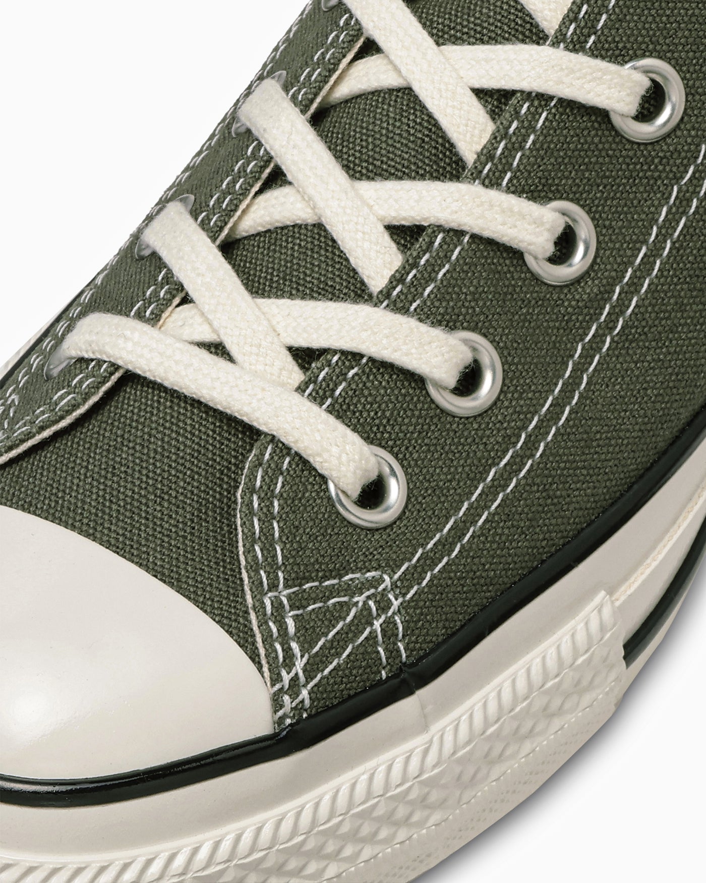 Cheap Converse All Star Aged Canvas High-Top Sneakers Moss Green 31318521