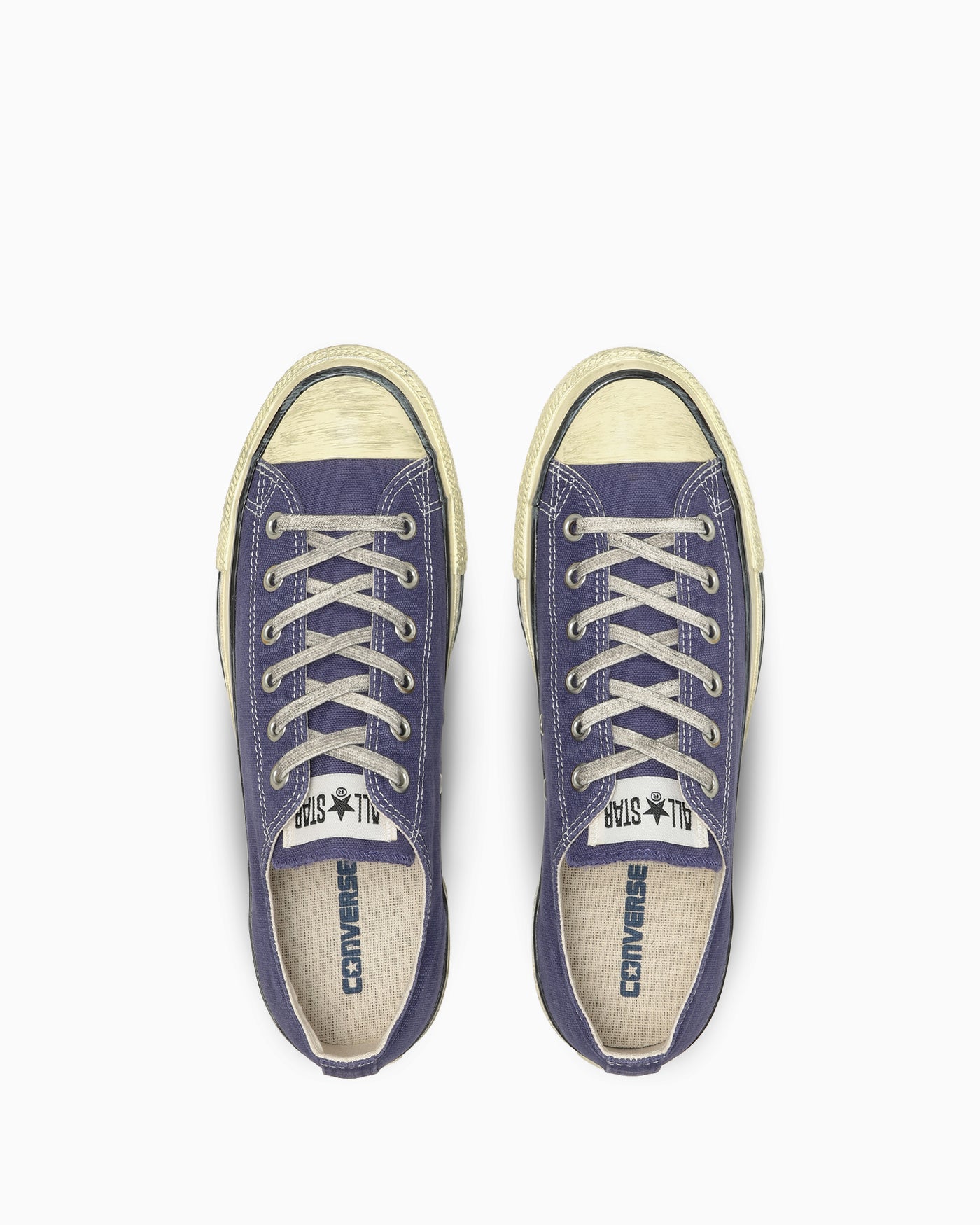 Shop Converse All Star Aged Canvas Ox Gedempt Paars 31318532