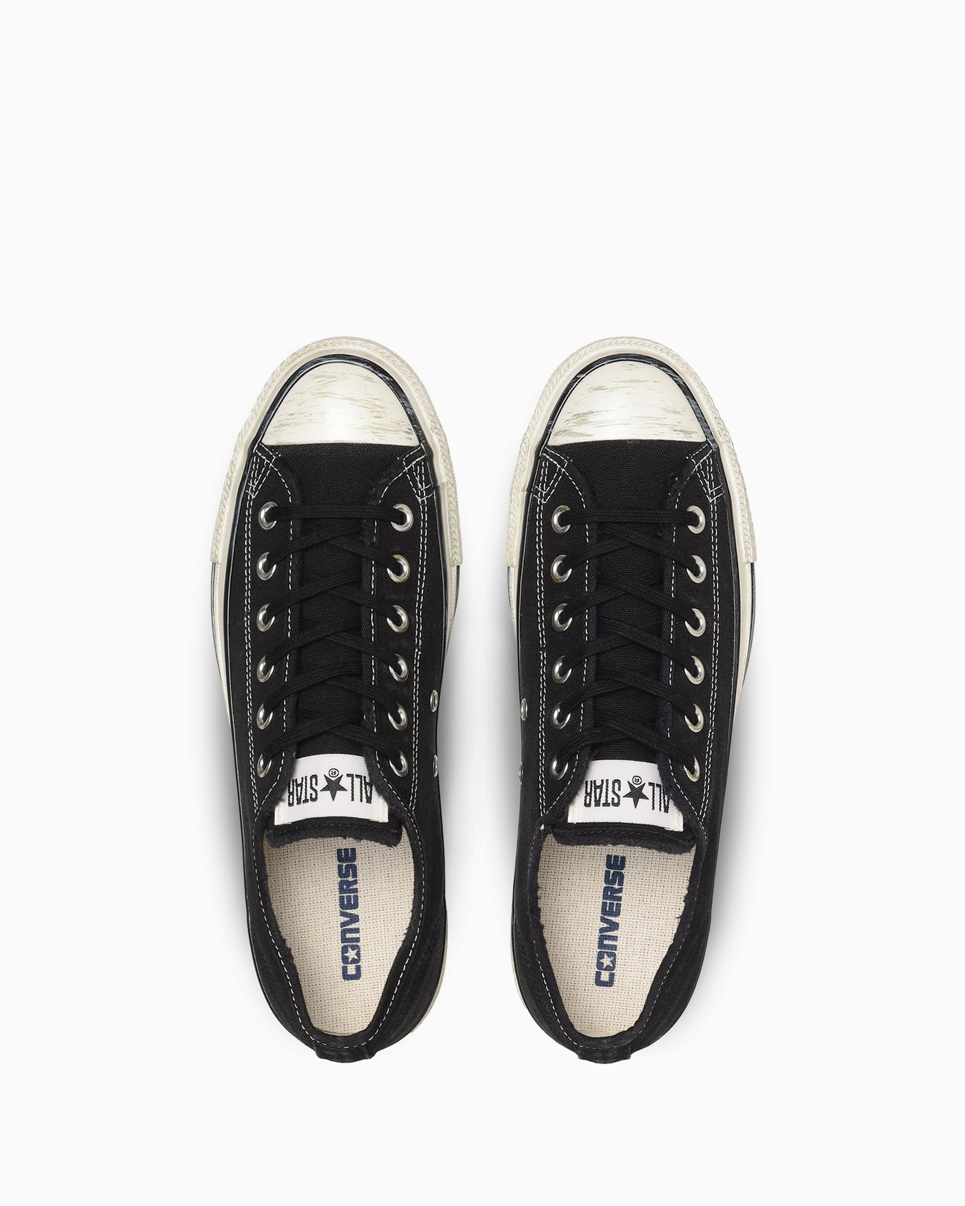 Converse All Star Aged Distressed AG Ox Sneakers Black 圖 4