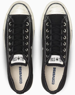 Converse All Star 复古做旧黑色低帮休闲鞋 31317071 Shop Converse All Star 复古做旧黑色低帮休闲鞋 31317071