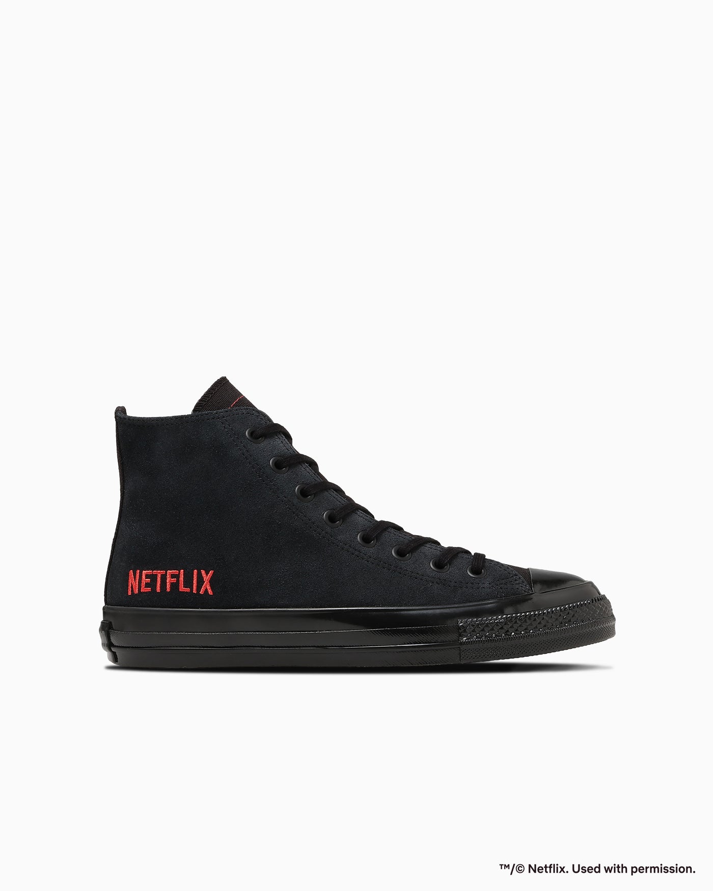Lookbook Converse All Star Aged Hi Netflix Edisi Hitam 31317100