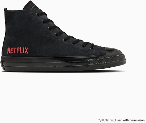 Converse All Star Aged Hi Netflix Edisi Hitam 31317100 Lookbook Converse All Star Aged Hi Netflix Edisi Hitam 31317100
