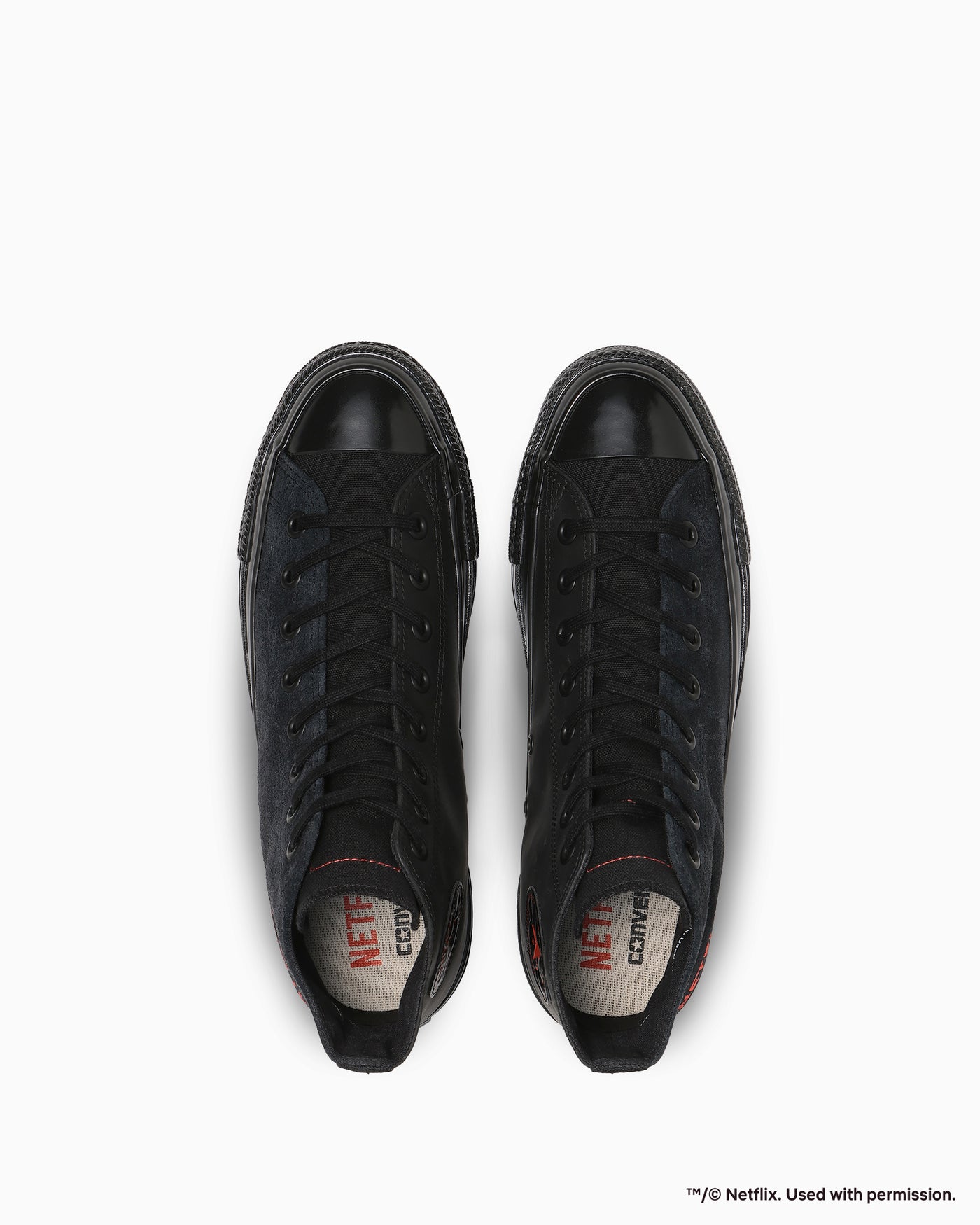 Shop Converse All Star Aged Hi Netflix Edisi Hitam 31317100