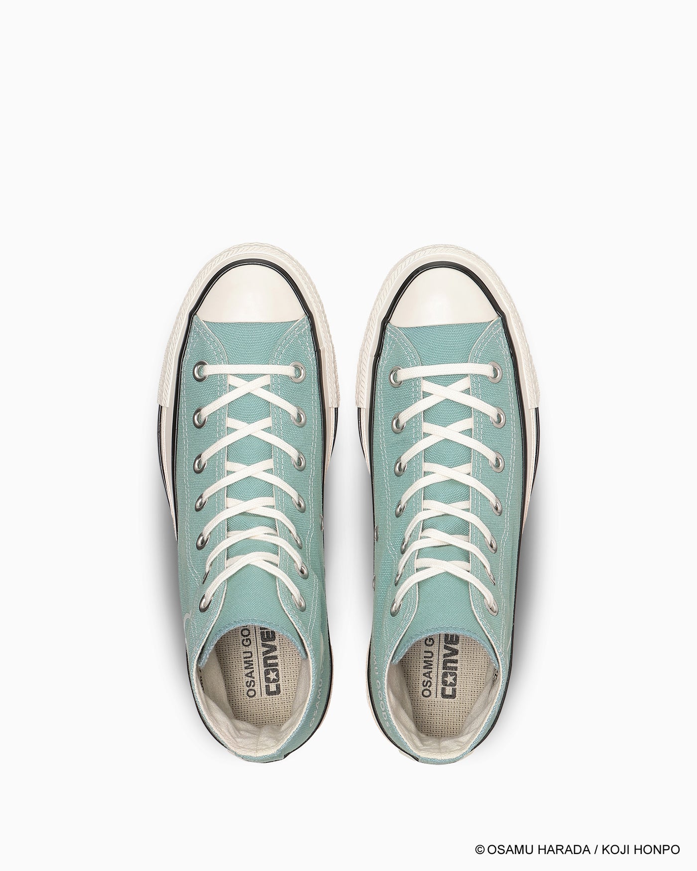 Shop Converse All Star Aged Hi Osamu 好物聯名款 Jill Jack 高筒帆布鞋 31316230
