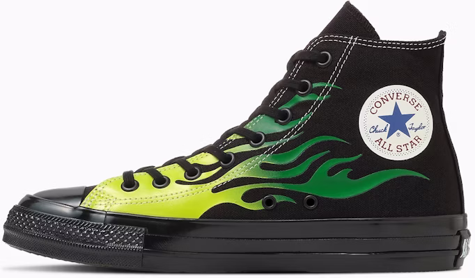 Converse All Star Aged Ignite High Top Sneakers Black/Green Flame 31317131 Buy Converse All Star Aged Ignite High Top Sneakers Black/Green Flame 31317131