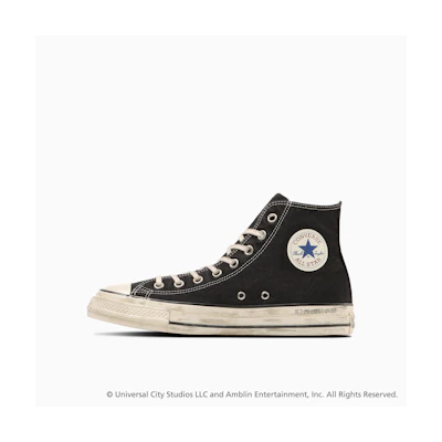 Converse All Star Aged MT High Back to the Future Black