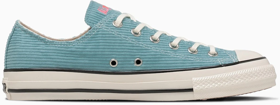 Converse All Star 復古水洗燈芯絨 OX 運動鞋 藍綠色 31318060 Lookbook Converse All Star 復古水洗燈芯絨 OX 運動鞋 藍綠色 31318060