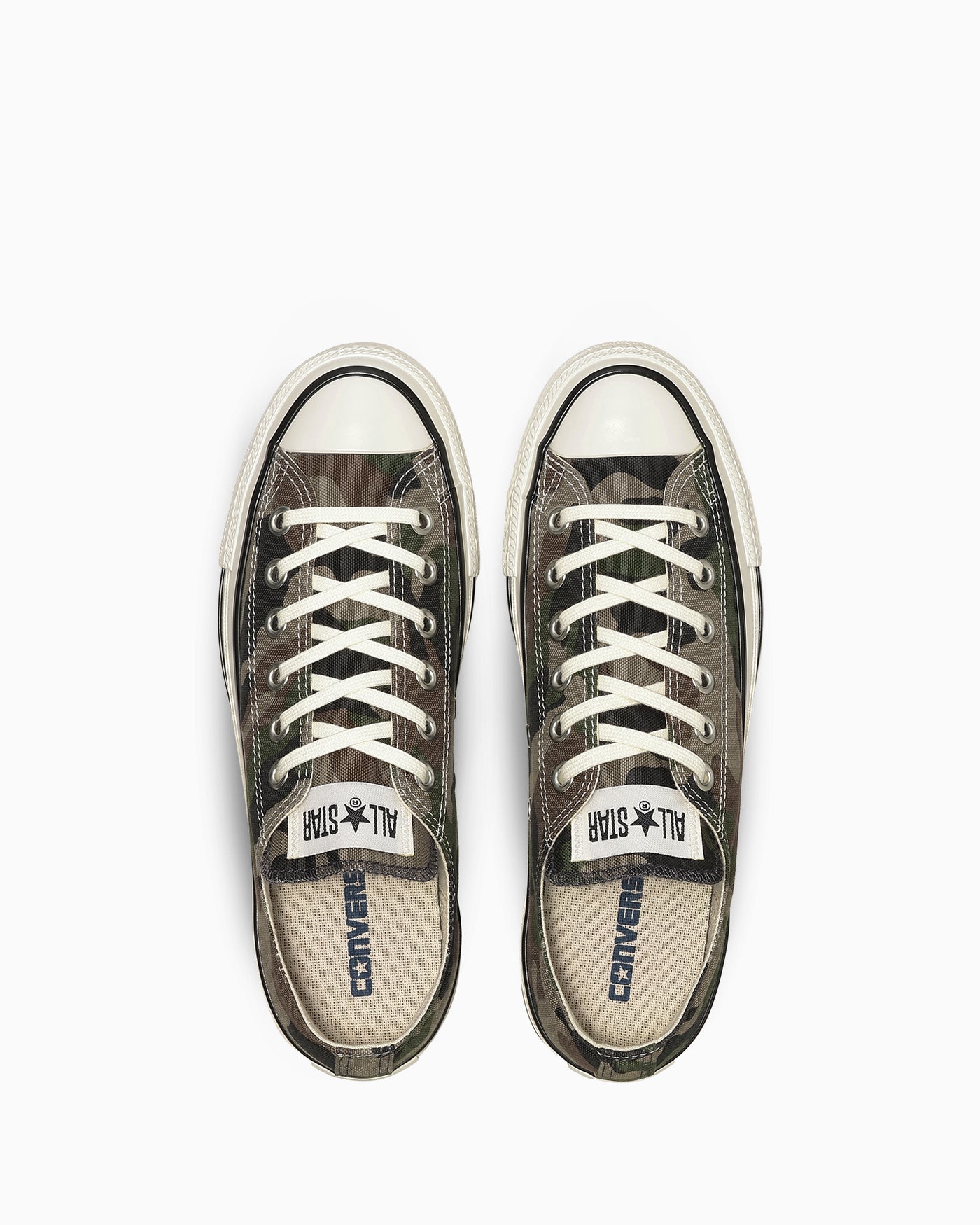 Shop Converse All Star 仿舊迷彩低筒綠灰棕 31318230