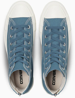 Converse All Star High-Top Backzip Sneakers Blu Polvere 31317171 Shop Converse All Star High-Top Backzip Sneakers Blu Polvere 31317171