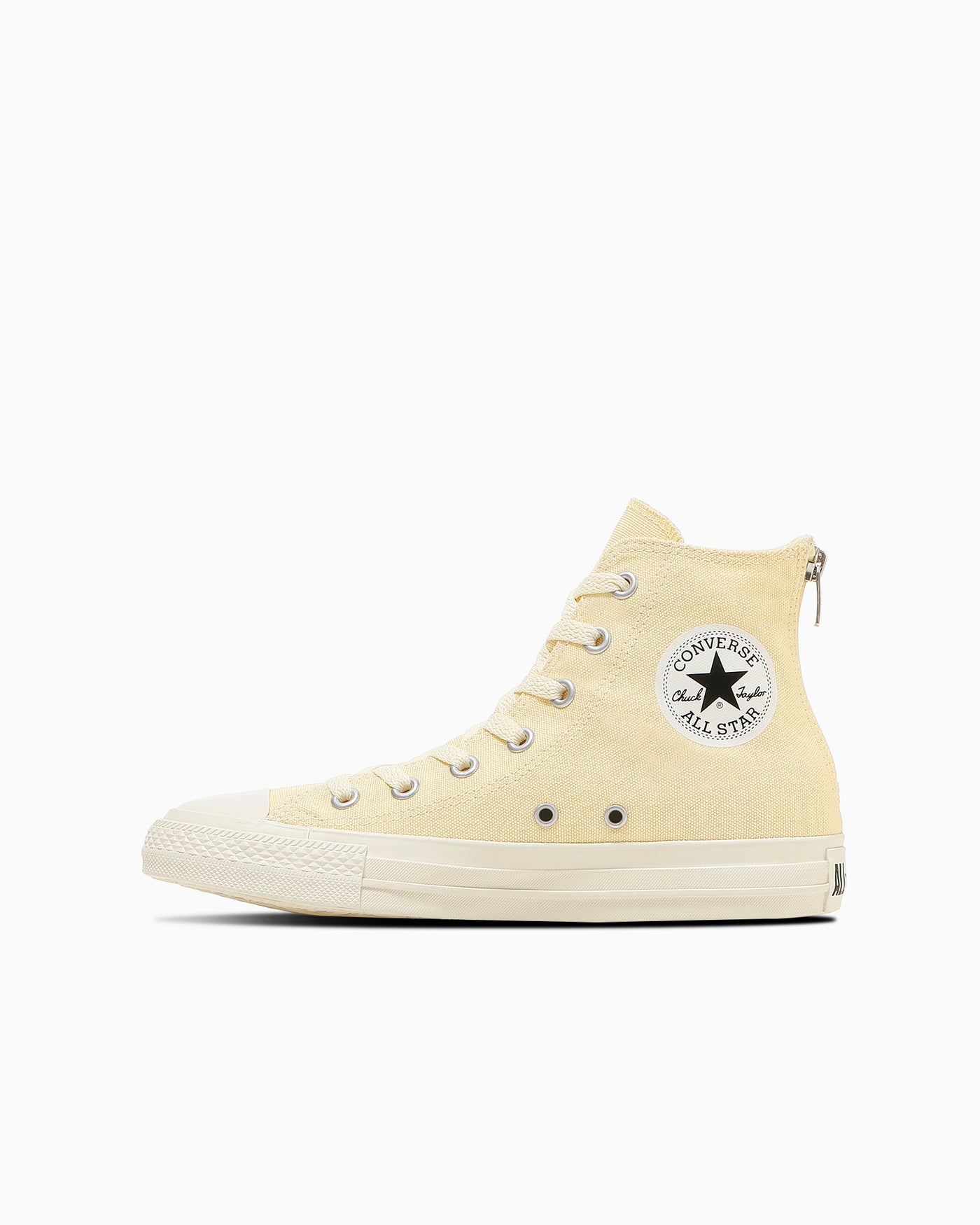Converse All Star Backzip High Top Sneakers Cream 31317172