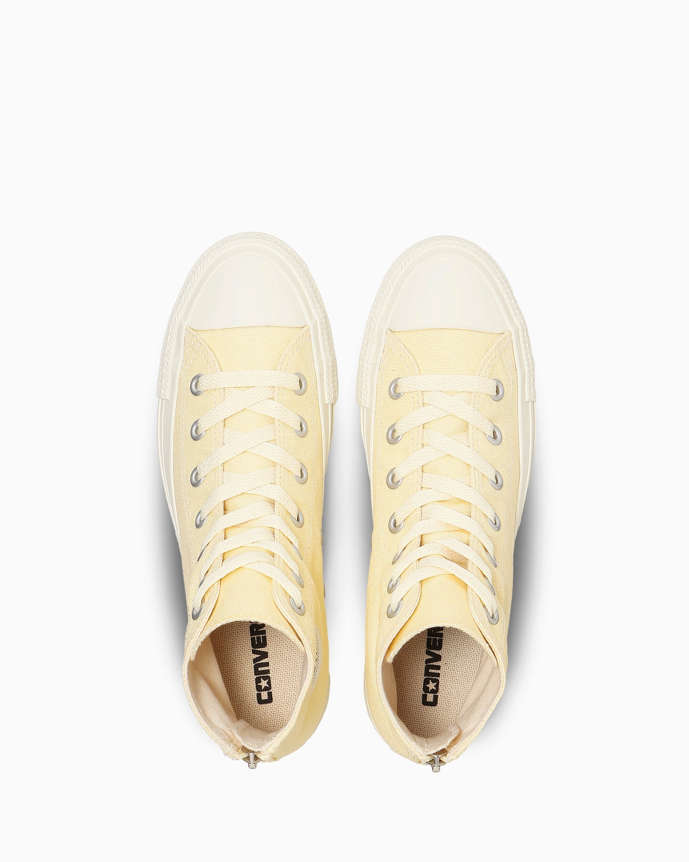 Shop Converse All Star Backzip Zapatillas Altas Crema 31317172