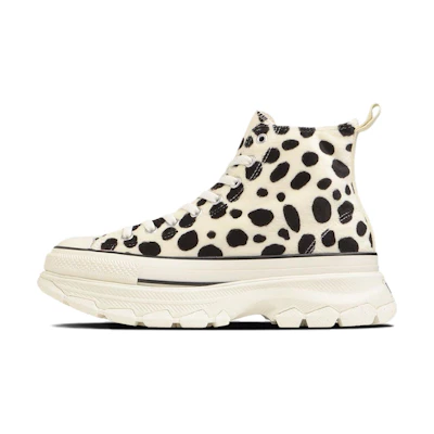 Converse All Star Trekwave Animal Fur Cow High Top 'White'