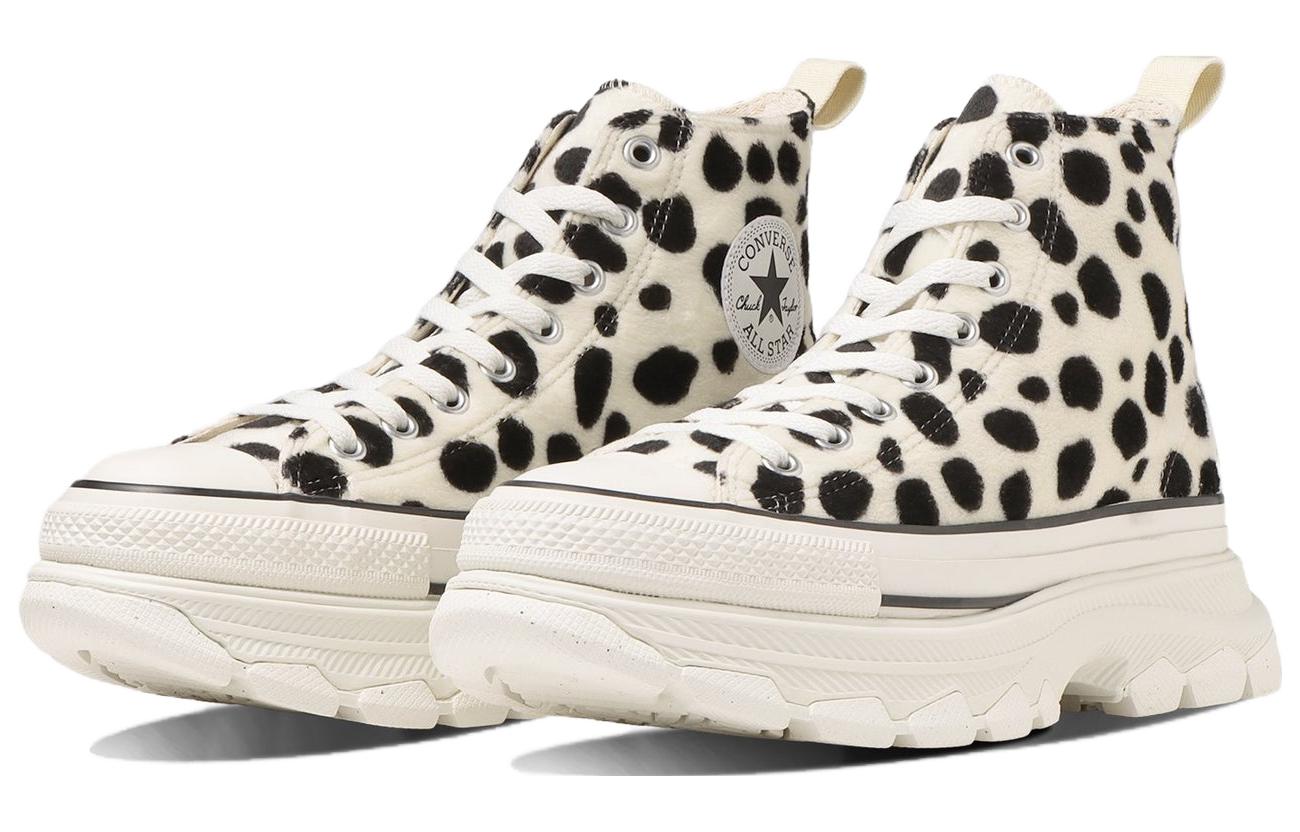 Lookbook 匡威全明星Trekwave动物毛发奶牛高帮'白色' 31310231