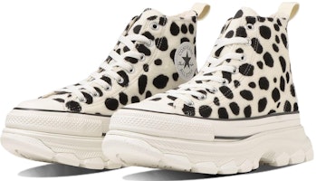 Lookbook Converse All Star Trekwave Animal Fur Cow High Top 'White' 31310231