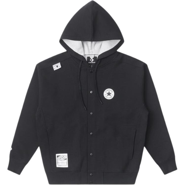 Converse All Star Casual Stylish Versatile Jacket Black 10027963-A02