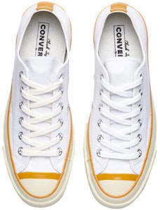 컨버스 척 70 OX "화이트 옐로우 블루" (머스타드 골드) 161733C Shop 컨버스 척 70 OX "화이트 옐로우 블루" (머스타드 골드) 161733C