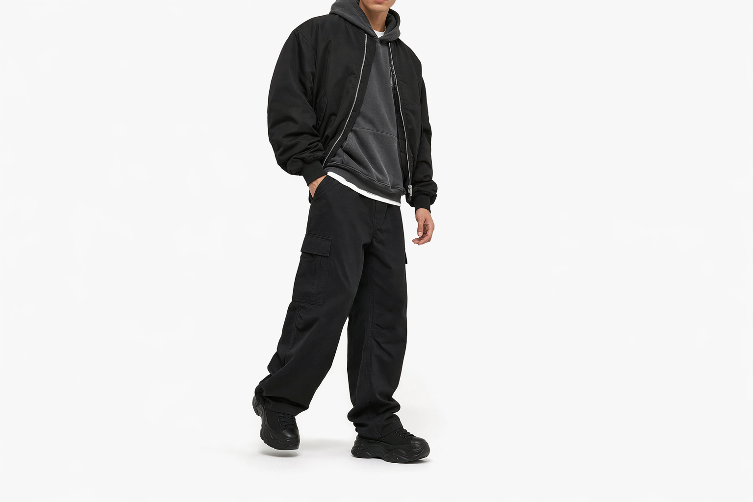 Order Converse 全明星 City Hike Ox 黑色單色運動鞋 31315880