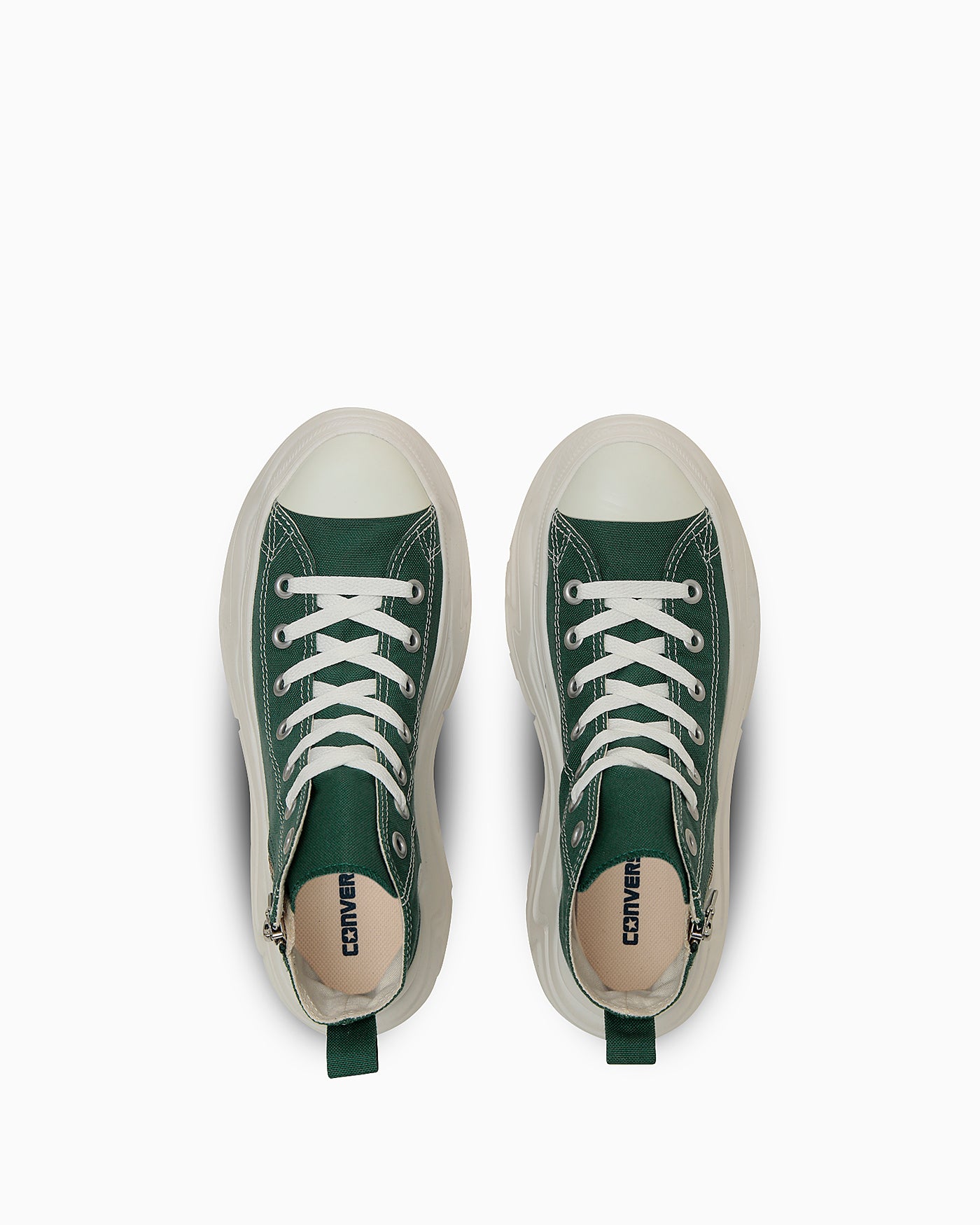 Shop Converse All Star Cityhike 拉鍊高筒運動鞋 深綠色 31315900