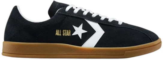 Shop Converse All Star 經典麂皮運動鞋 ''黑白'' A16534C