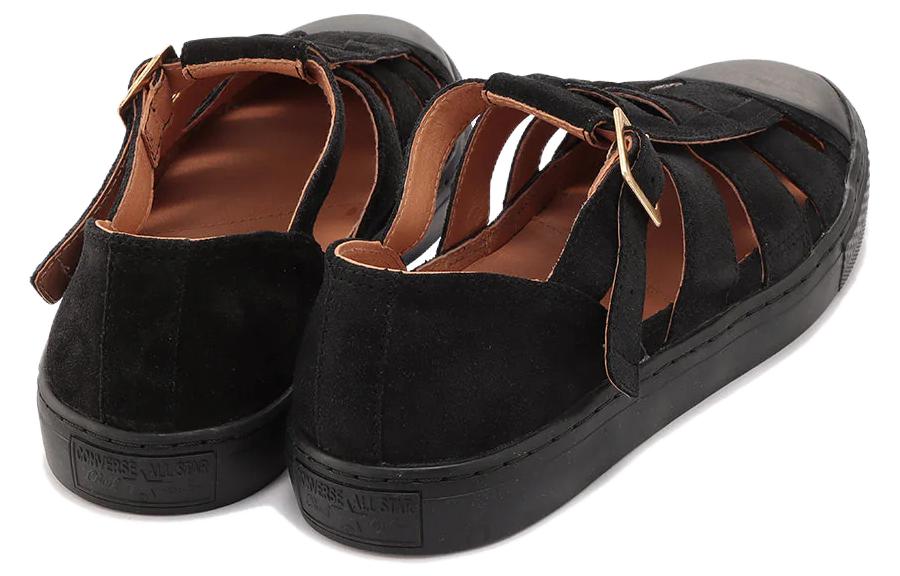 Lookbook 컨버스 올스타 쿠페 구르카 샌들 스웨이드 OX 블랙 38000890