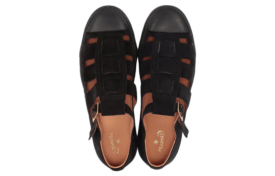 Shop 컨버스 올스타 쿠페 구르카 샌들 스웨이드 OX 블랙 38000890