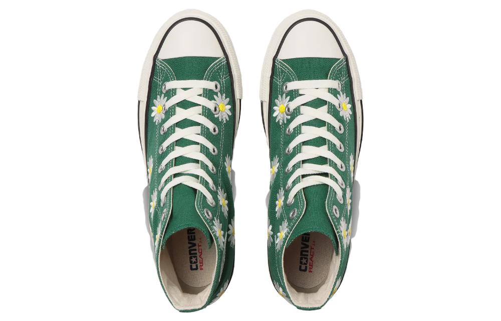 Shop Converse All Star Daisyflower Hi 'Spring Green' 31308070