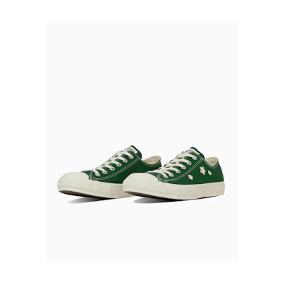 Converse All Star Flower OX Low - Fashion Sneakers Forest Green
