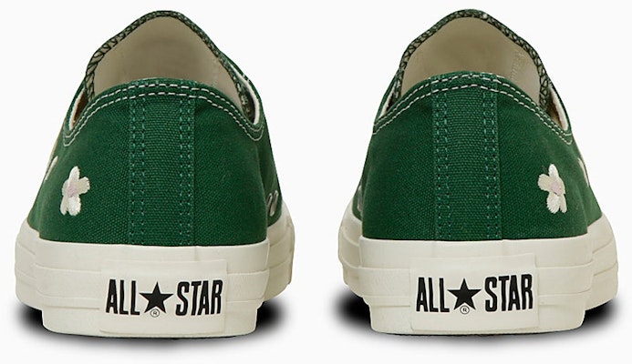 Converse All Star Flower OX Low - Fashion Sneakers Forest Green 31315040 Shop Converse All Star Flower OX Low - Fashion Sneakers Forest Green 31315040