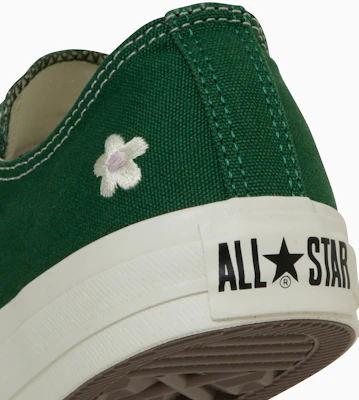 Converse All Star Flower OX Low - Fashion Sneakers Forest Green 31315040 Sizing Converse All Star Flower OX Low - Fashion Sneakers Forest Green 31315040